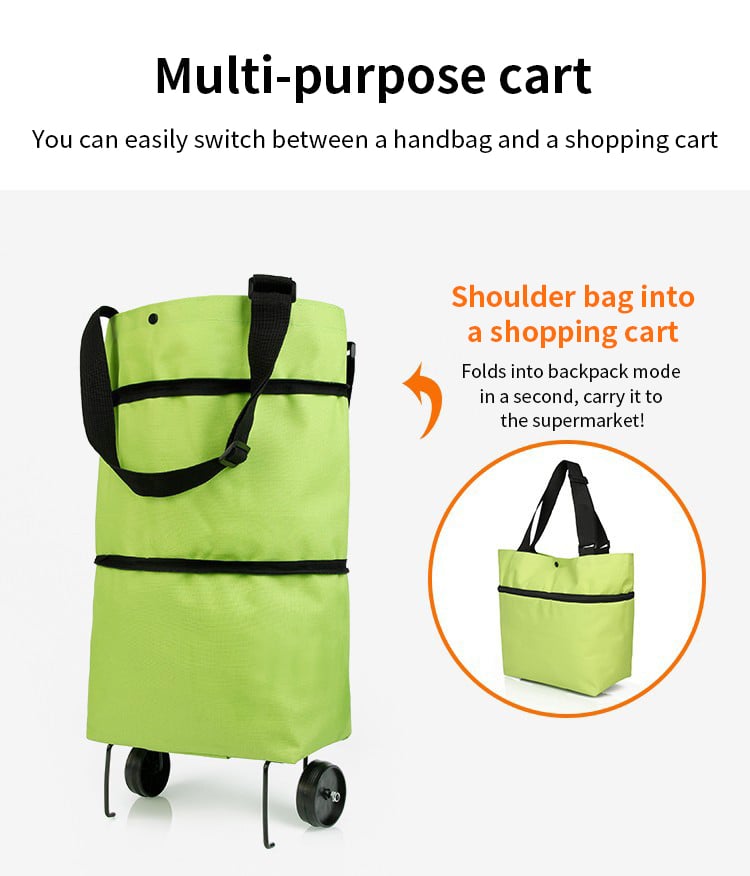 🔥Shopping Bag Folding Green Bag