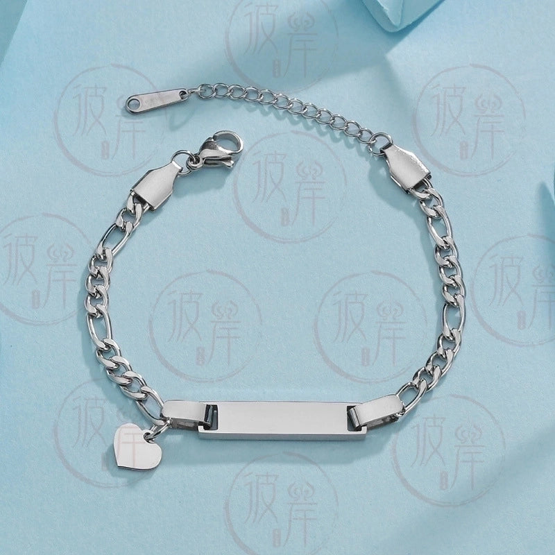 Minimalist Geometric 201 Stainless Steel 18K Gold Plated Stainless Steel Bracelets In Bulk