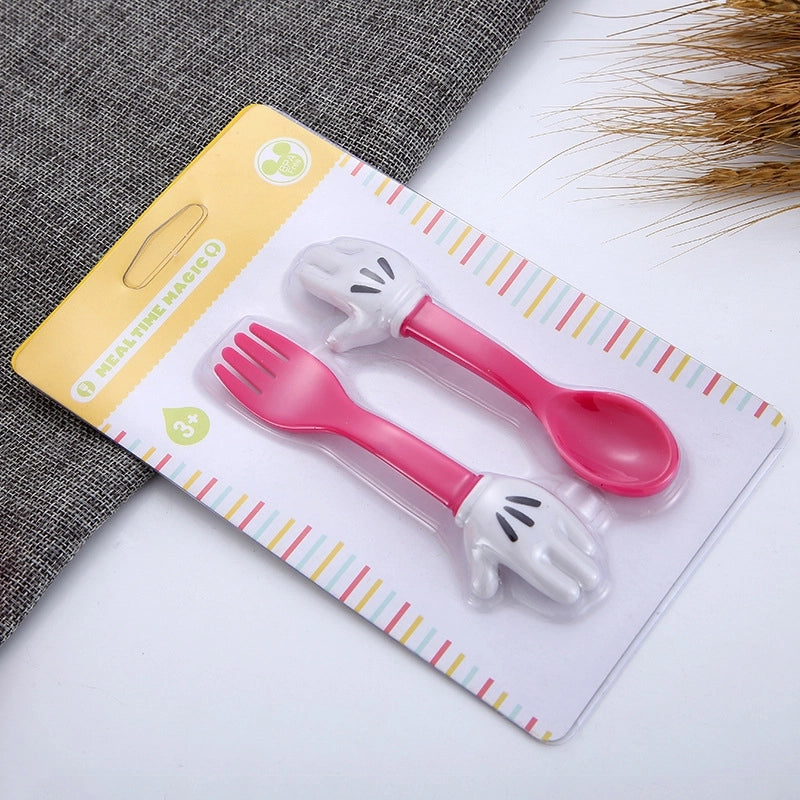 Cute Solid Color Wheat Straw Tableware 1 Set