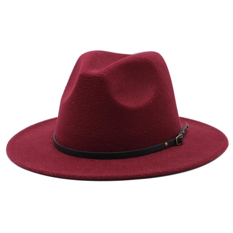 Designed Explosions Jazz Hat Autumn And Winter British Retro Top Hat Women's Fashion Women's Woolen Hat