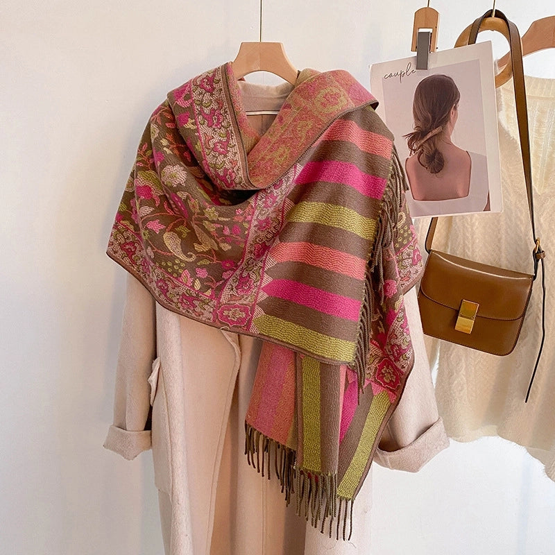 Women's Elegant Sweet Geometric Rayon Scarf