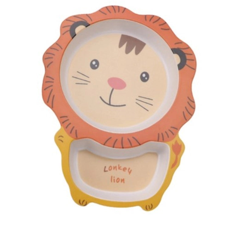 Cute Cartoon Baby Eco-friendly Divider Plate