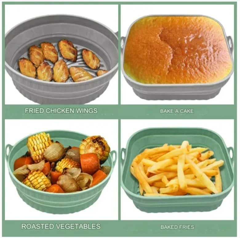 Hot air fryer Silicone grill pan