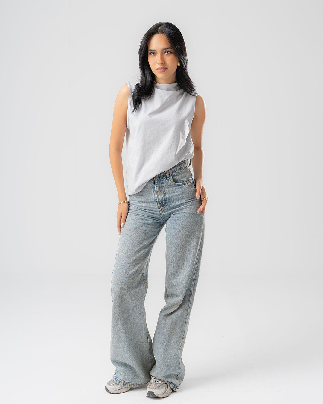Women's Sleeveless T-shirt Plain