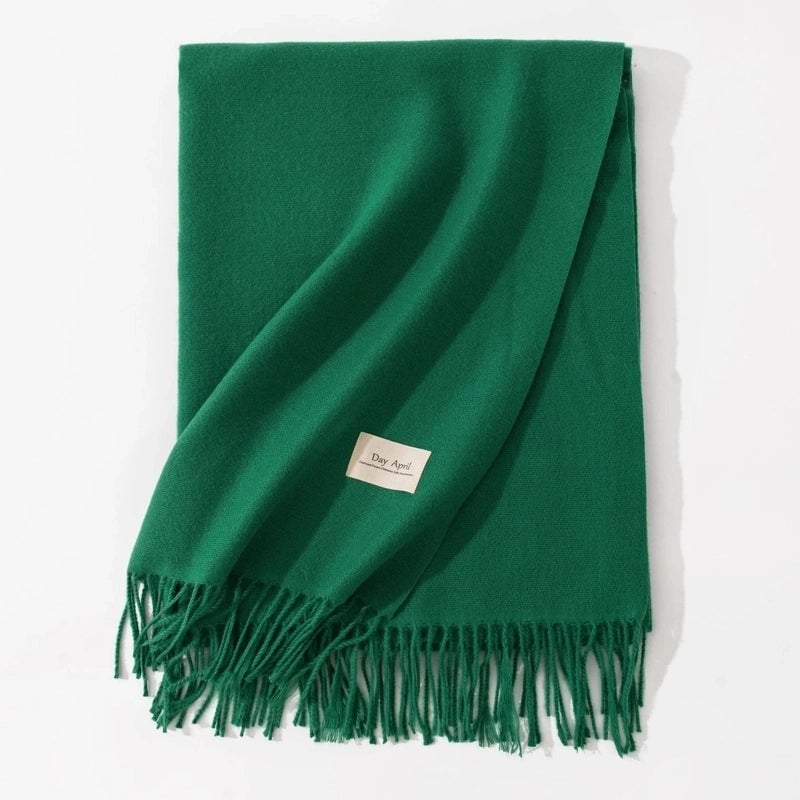 Scarf Winter Warm Windproof Shawl Women's High-end  Women's Cashmere Scarf