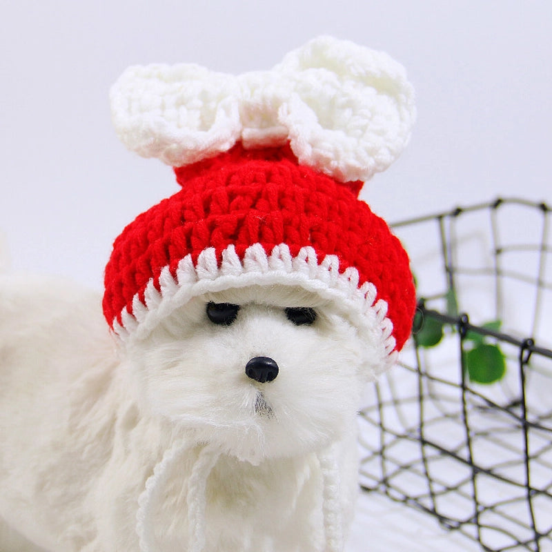 Cute Acrylic Frog Patchwork Pet Hat