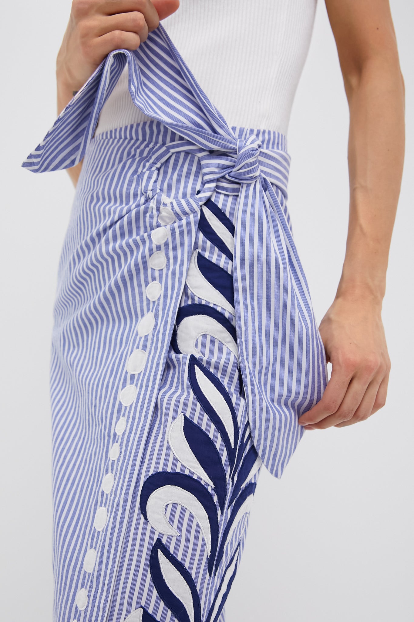Navy Loren Skirt