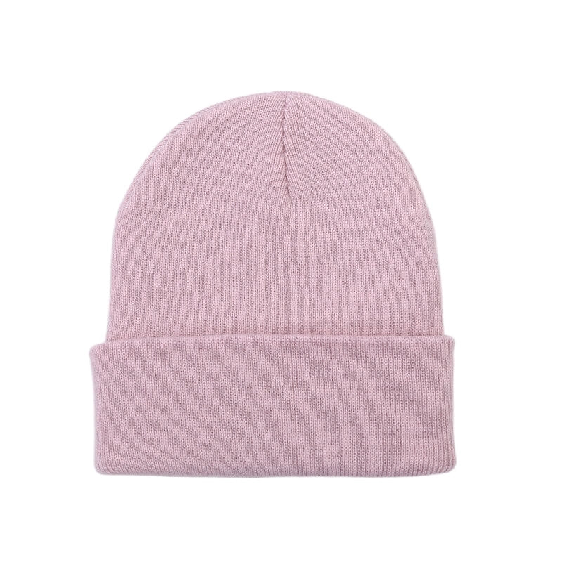 Hat Women's Autumn And Winter Korean Style Solid Color Wool Hat Trendy Japanese Style Warm Knitted Hat Outdoor Wool Hat