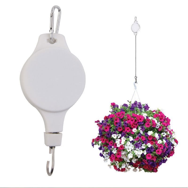 Plant Pulley Set For Garden Baskets Pots. Birds Feeder