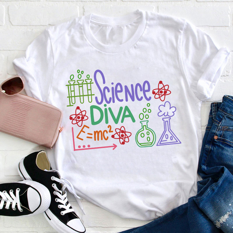 Science Diva Teacher T-Shirt