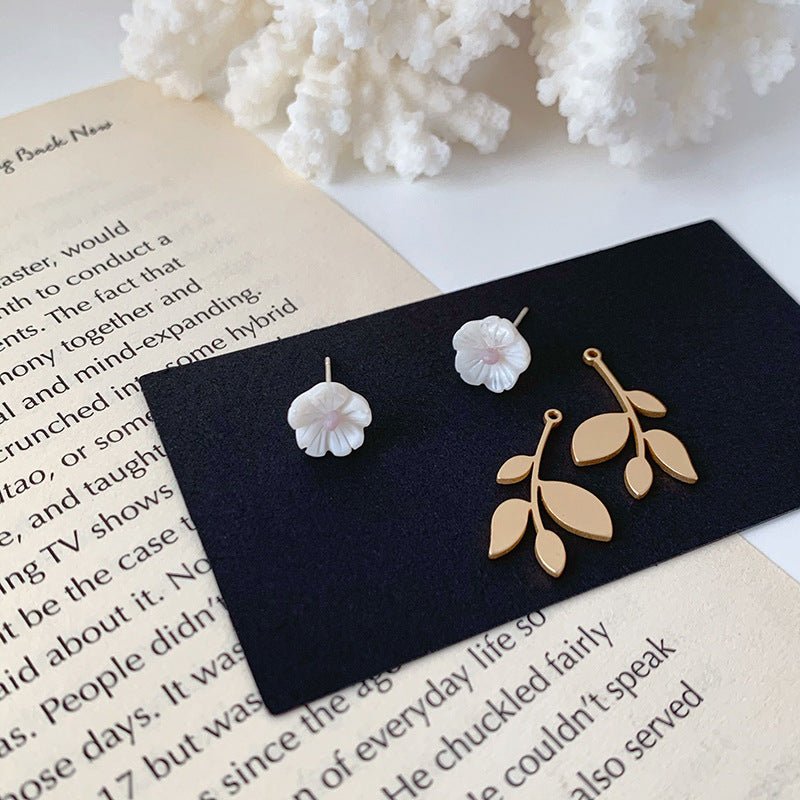 French Flower Stud Earrings