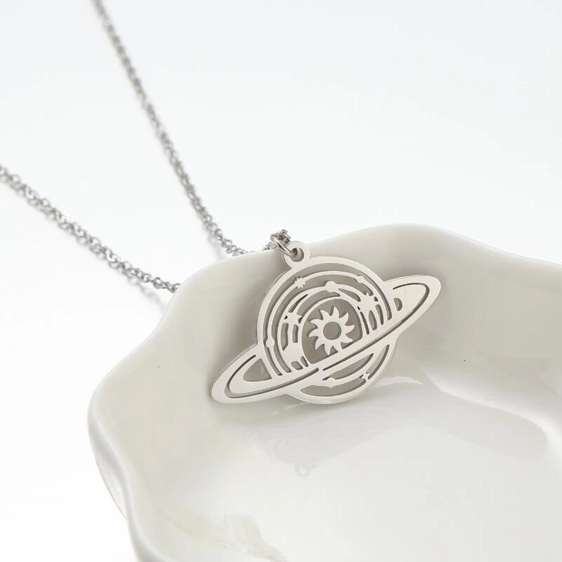 Fashion Sun 201 Stainless Steel 18K Gold Plated Plating Stainless Steel Necklaces