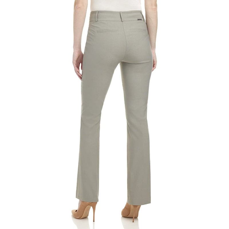 Women's Solid Ease In To Comfort Fit Bootcut Stretch Pant
