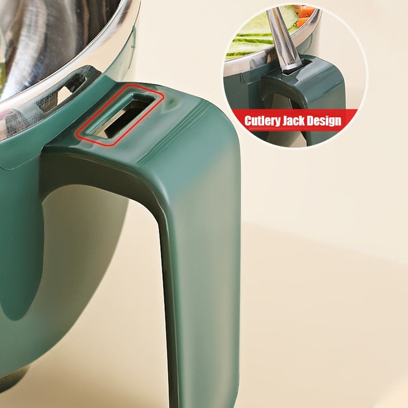 ChefGenius Ramen Bowl with Phone Holder Lid