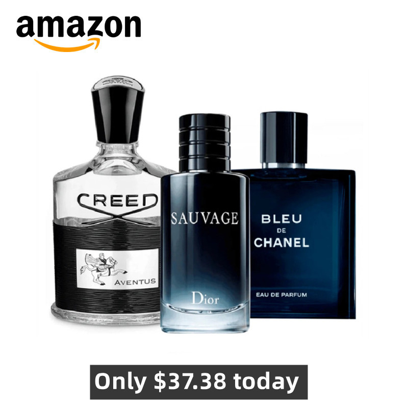 3 perfumes de hombre - Creed Aventus. Dior SAUVAGE. Bleu de Chanel 100 ml