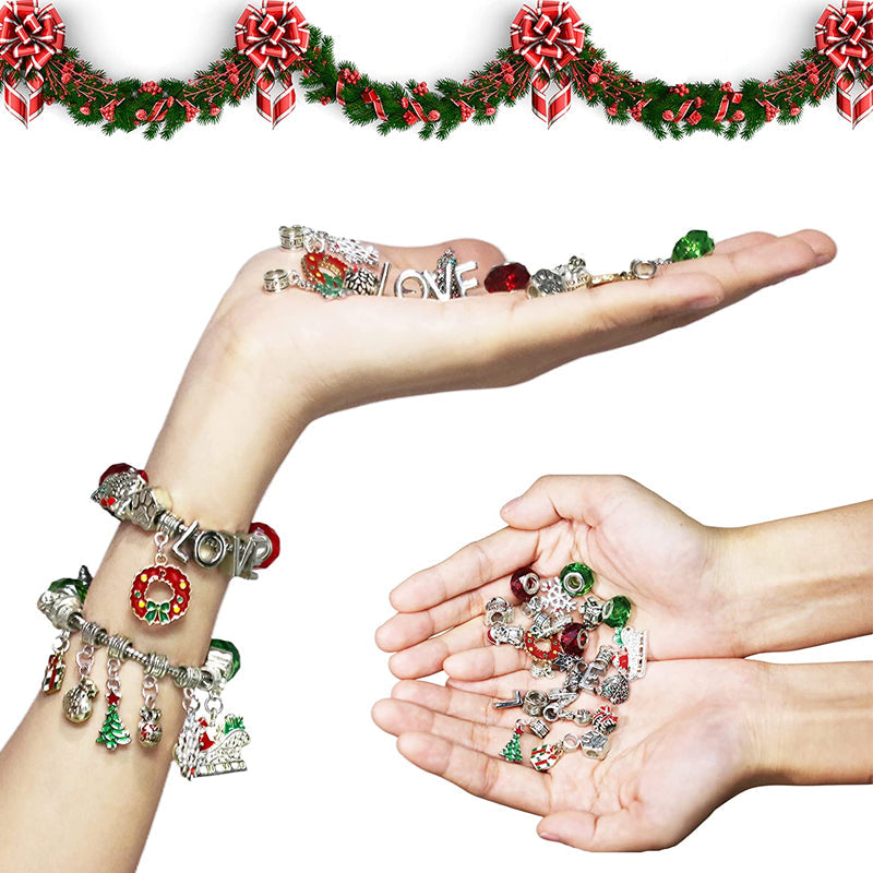 Diy Christmas Advent Calendar Bracelets Set