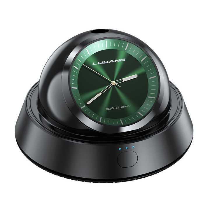3 in 1  Luxury Freshener Metal Alloy Clock