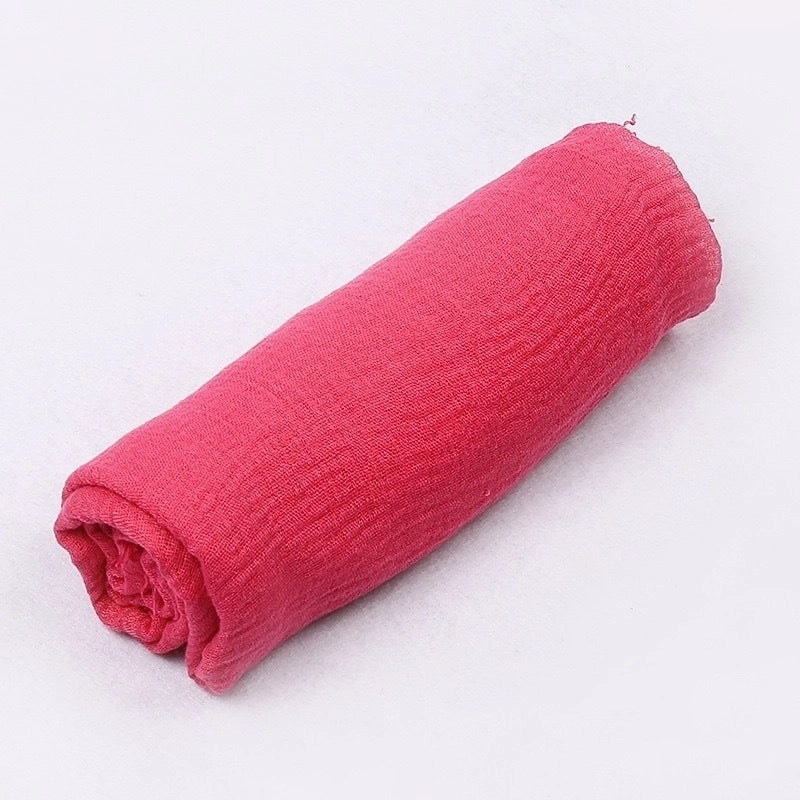 Women's Minimalist Solid Color Satin Printing Shawls