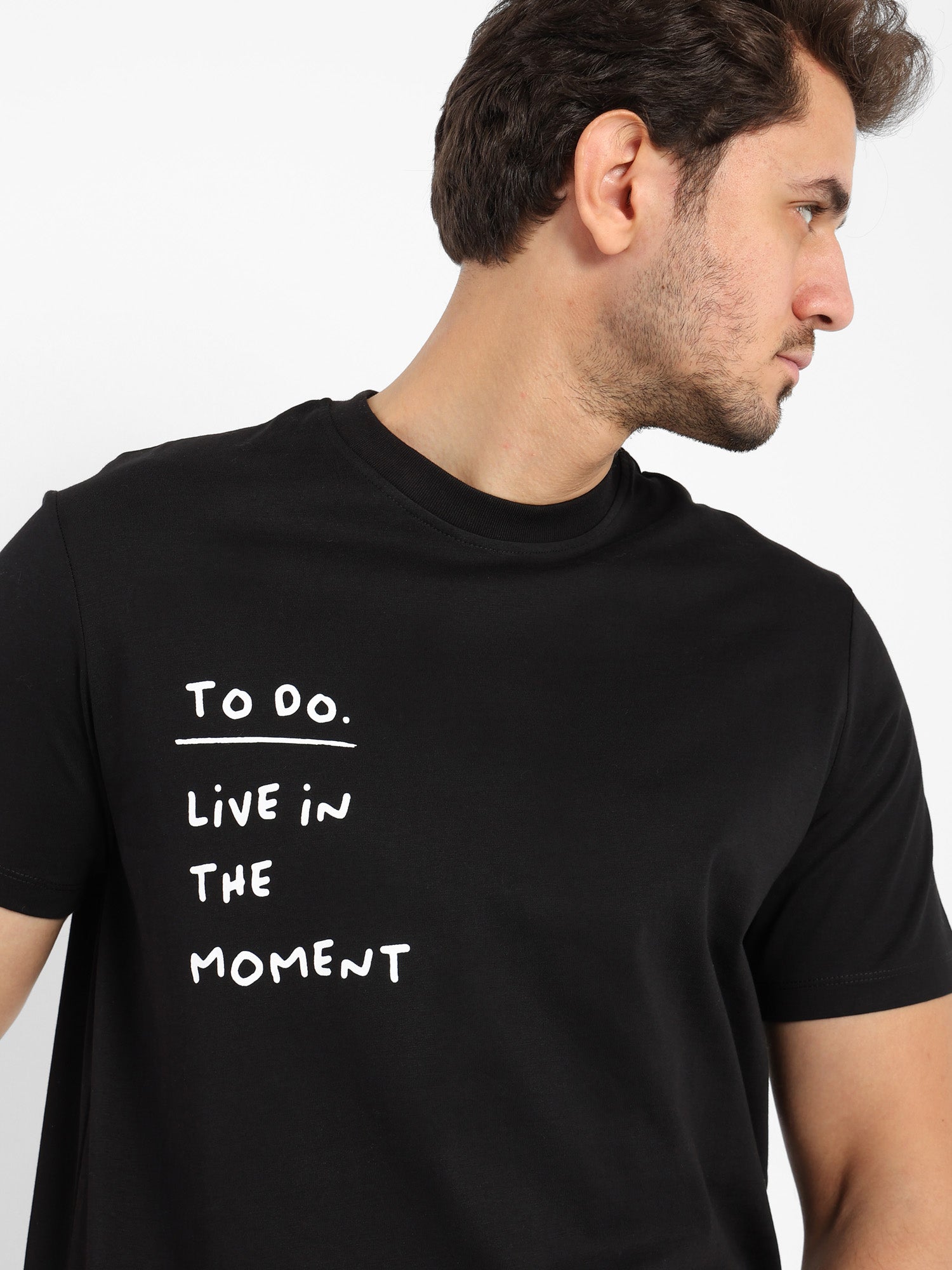 Place Print Half Sleeves T-Shirt