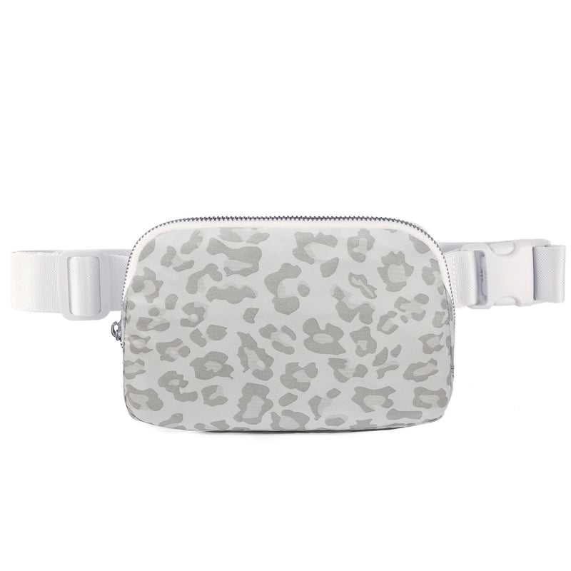 Women's Sports Solid Color Nylon Waist Bags