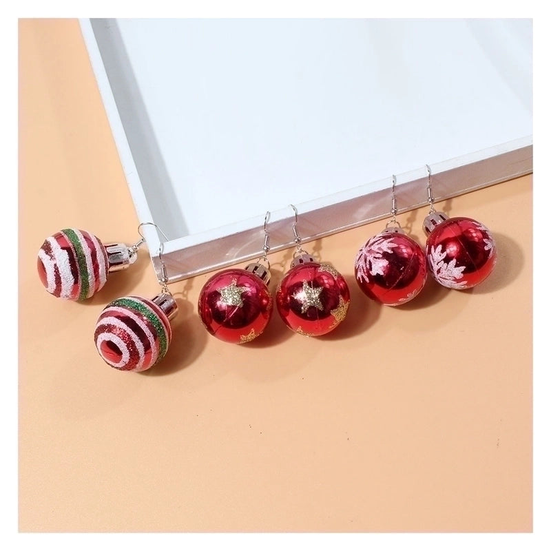 1 Pair Vintage Style Ethnic Style Star Snowflake Plastic Drop Earrings