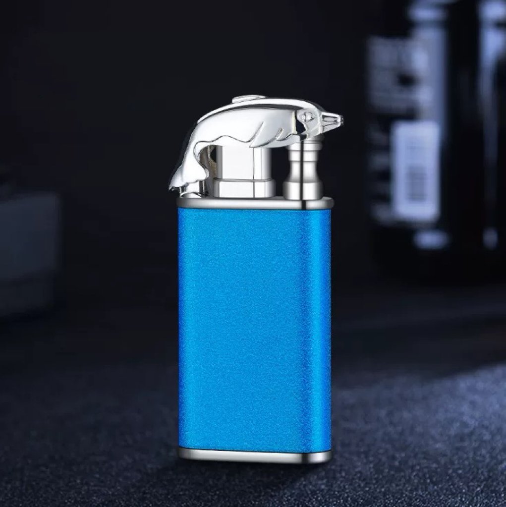 🔥  49% OFF🔥Double fire switch direct punch metal lighter