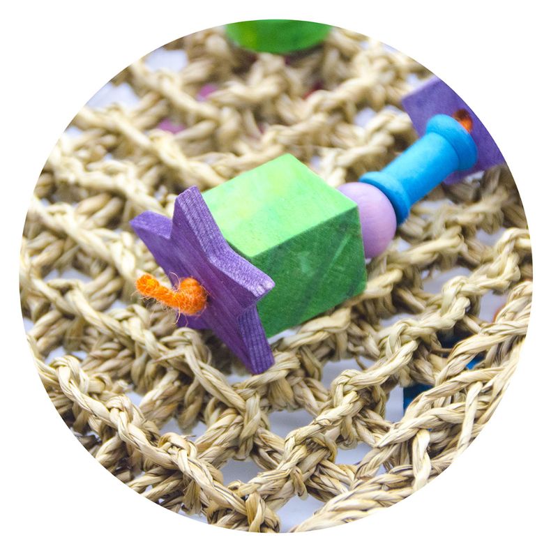 Braid Rope Net Bird Toy