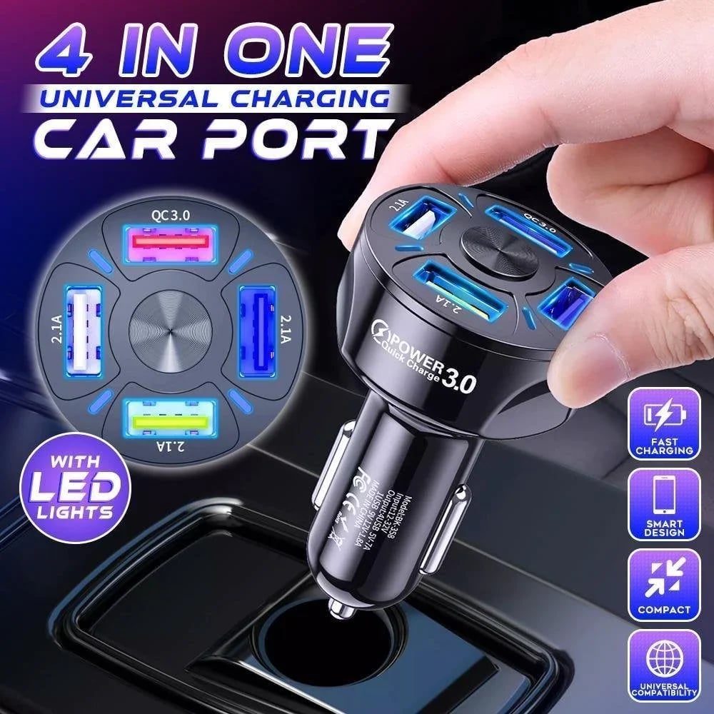 💥2023 Hot Sale💥- 4 In 1 Universal Charging Car Port