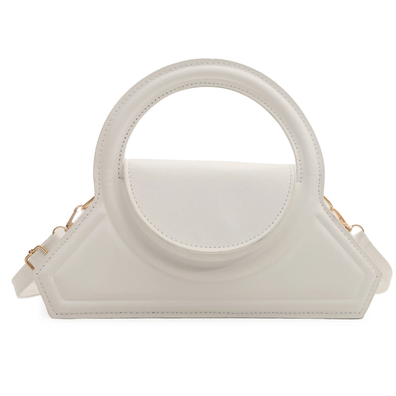 Women's Medium Pu Leather Solid Color Streetwear Flip Cover Crossbody Bag