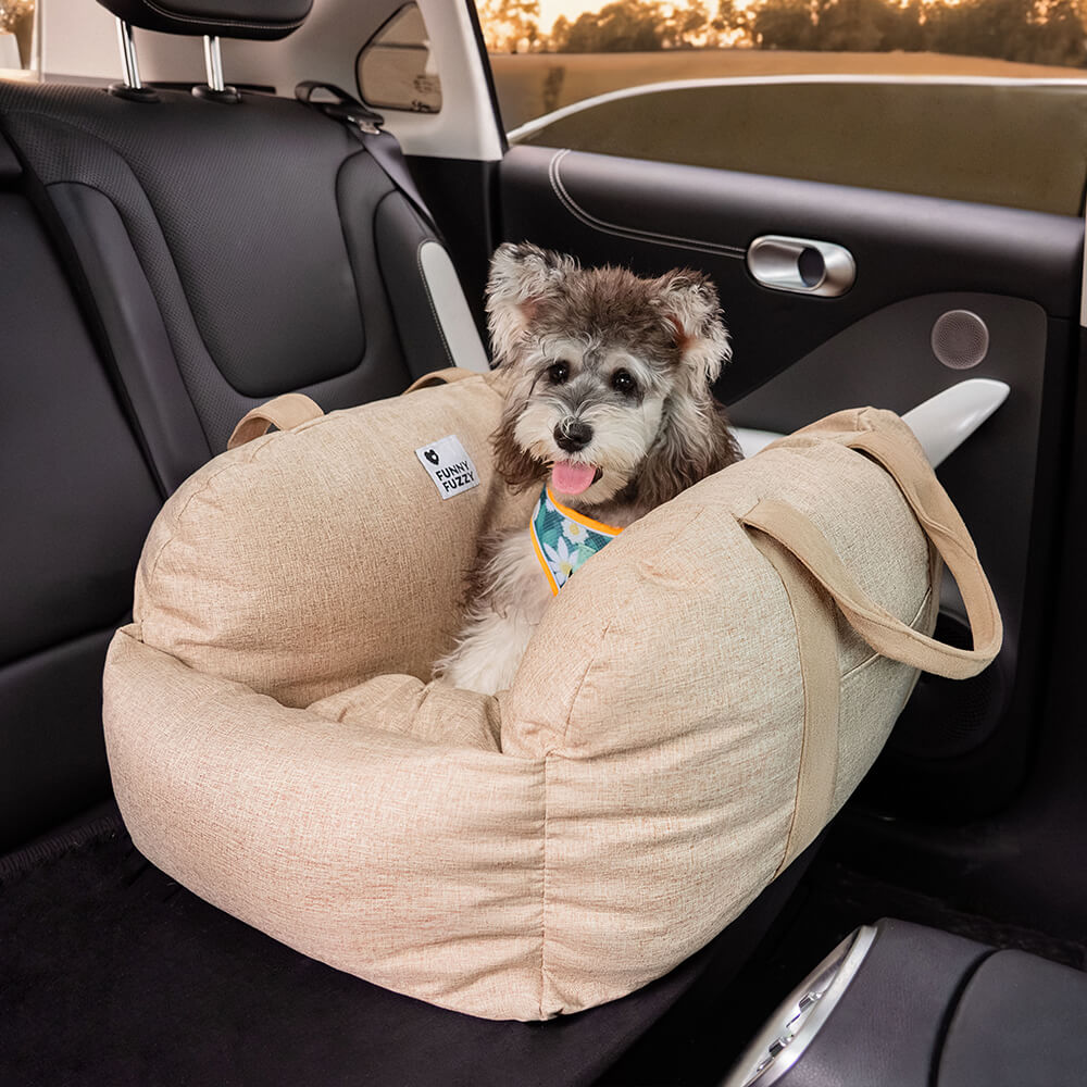 Travel Safety Puppy Dog Car Seat Bed - First Class