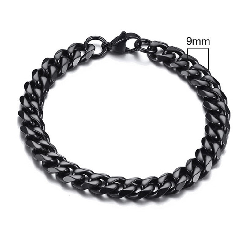 Hip-hop Geometric Stainless Steel Gold Plated Gold Plated Bracelets