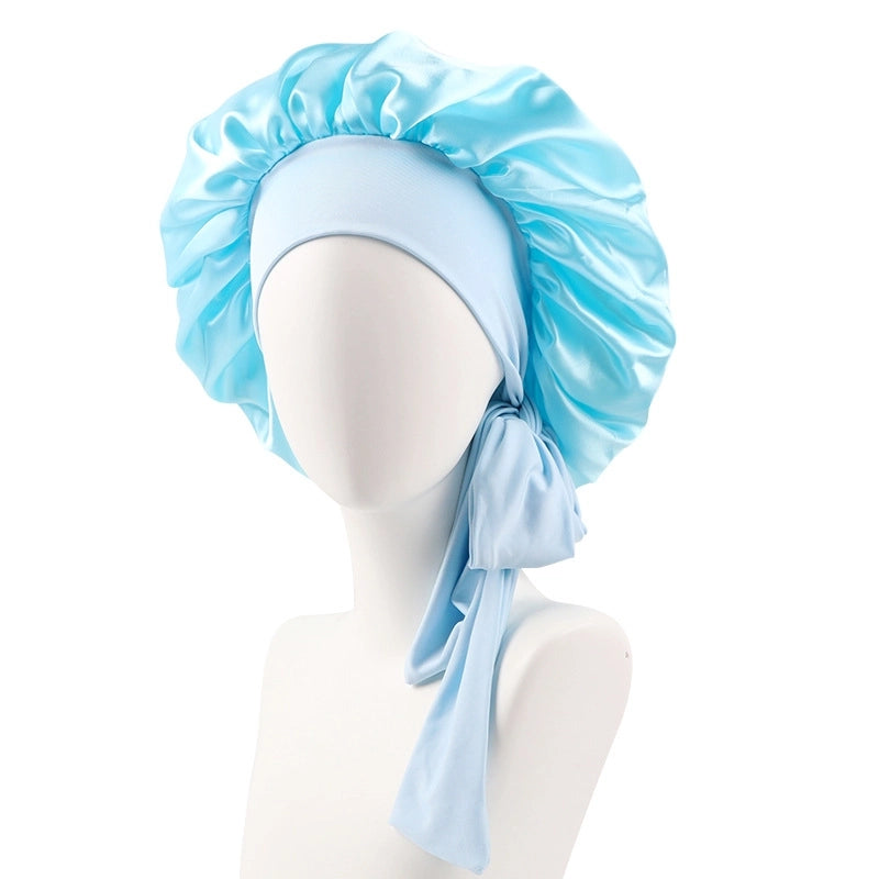 2 Pieces Women's Solid Color Solid Color Eaveless Hair Cap