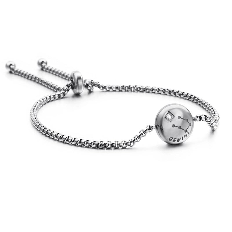 Minimalist Constellation Titanium Steel Rhinestones Bracelets In Bulk