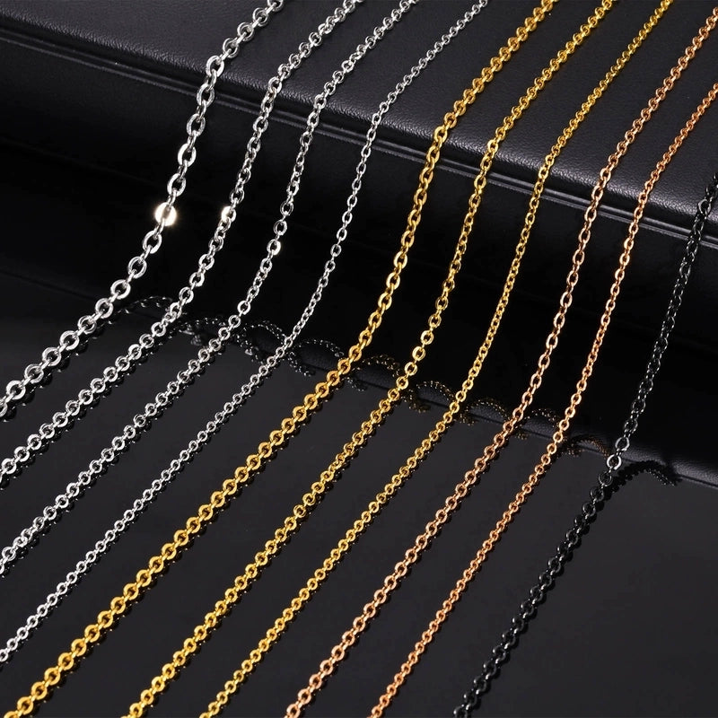 Fashion Geometric 201 Stainless Steel Plating Stainless Steel Necklaces