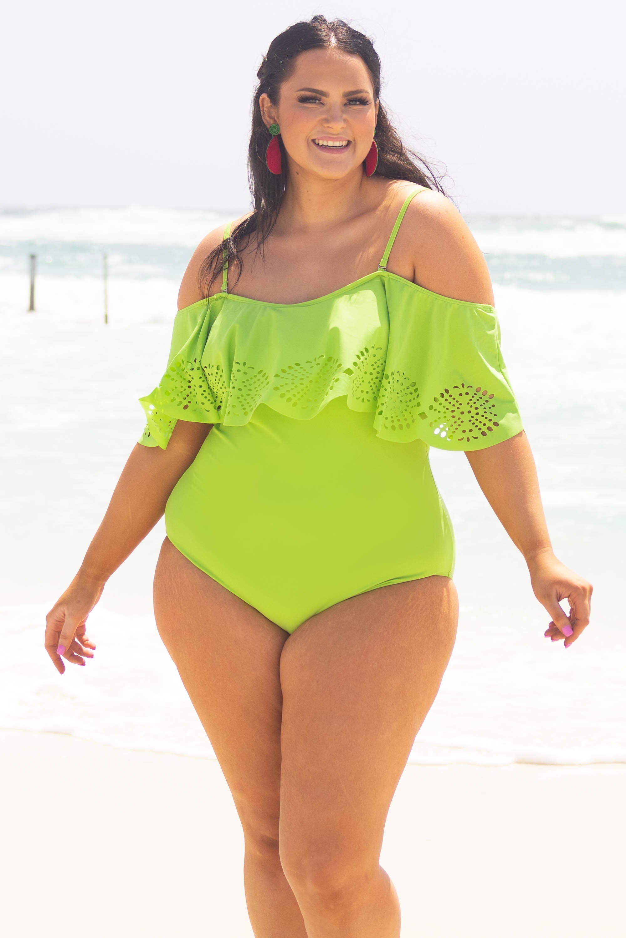 Sunrise And Shine Swimsuit. Green