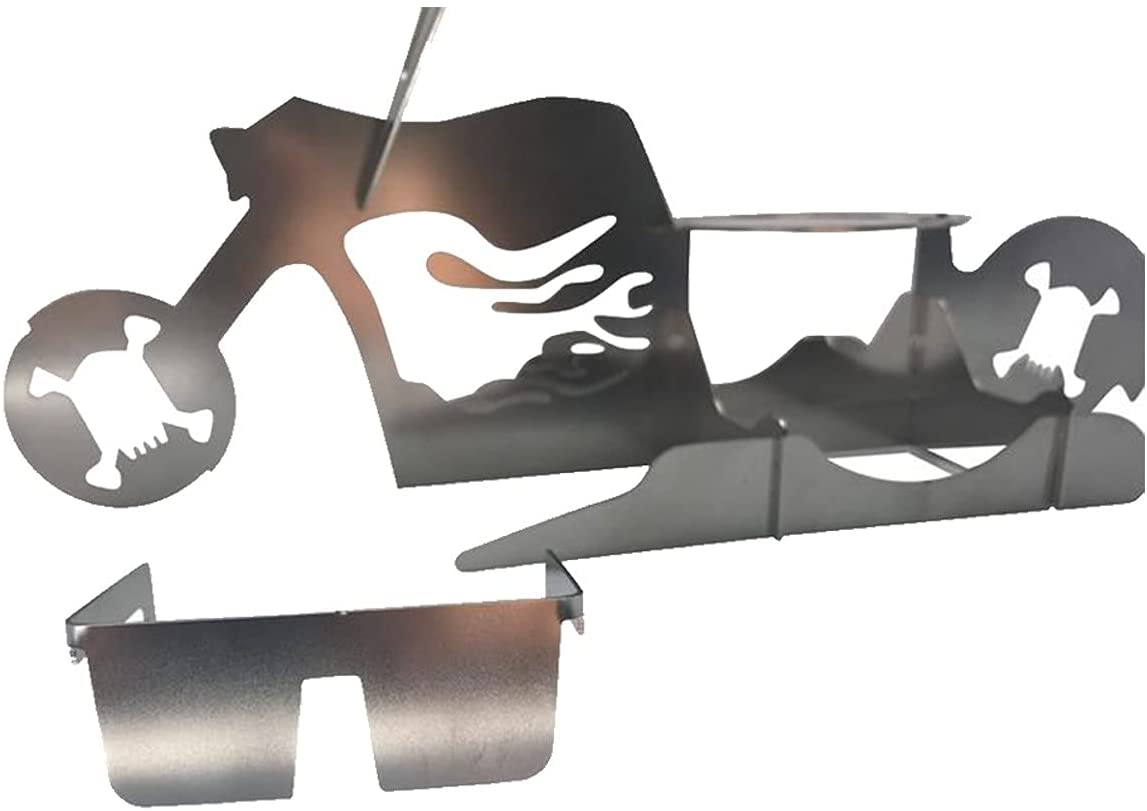 Portable Chicken Stand Beer Motorcycle BBQ