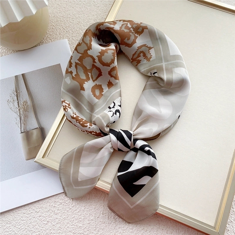 70 Small Square Scarf Silk Scarf Autumn And Winter Gauze Scarf
