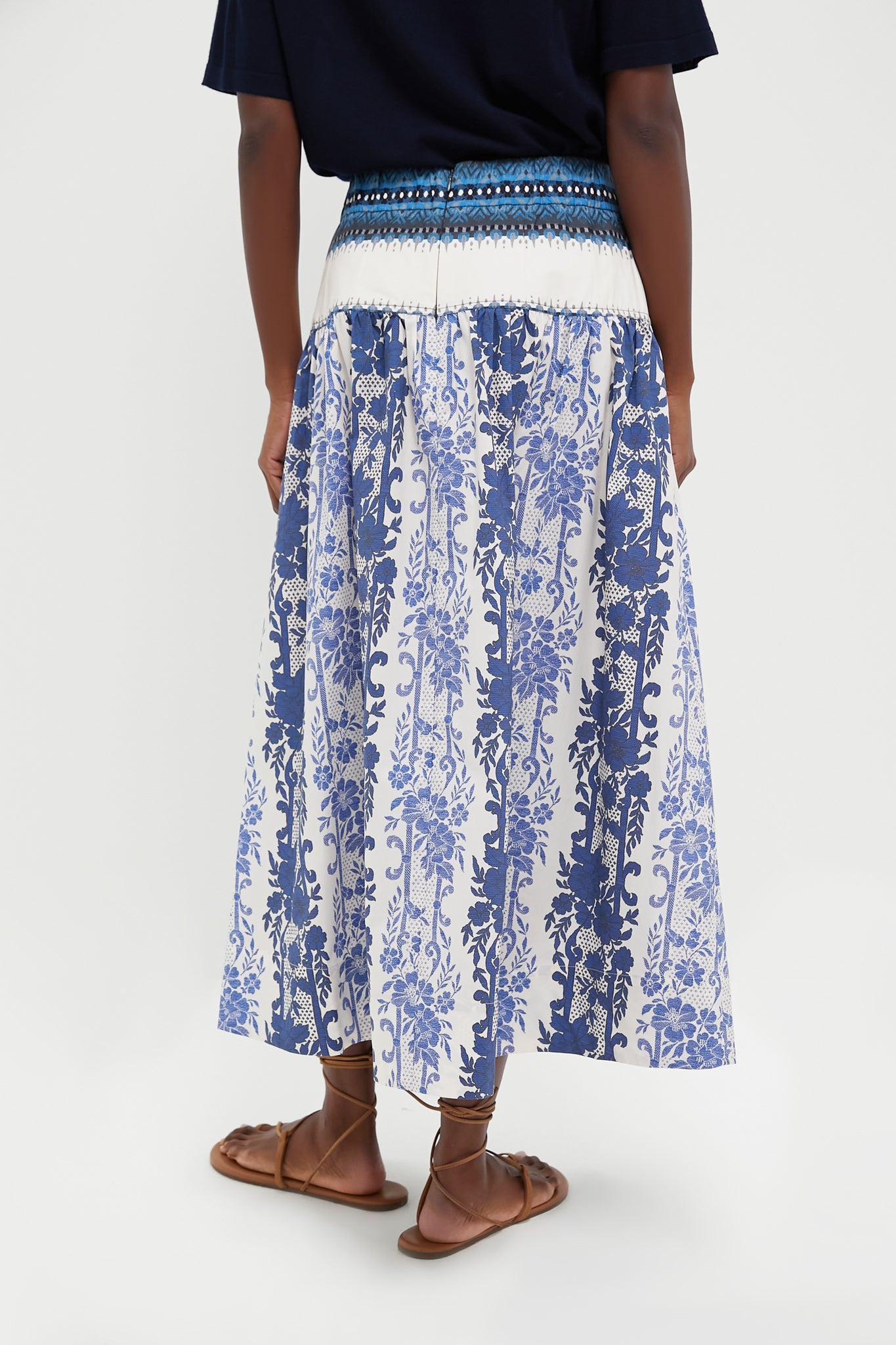 Bondi Blues Cotton Poplin Jolie Skirt