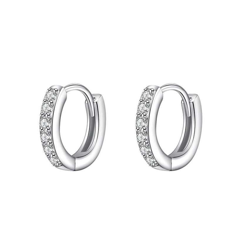1 Pair Sweet Minimalist Round Heart Shape Bow Knot Plating Inlay Copper Zircon Silver Plated Drop Earrings