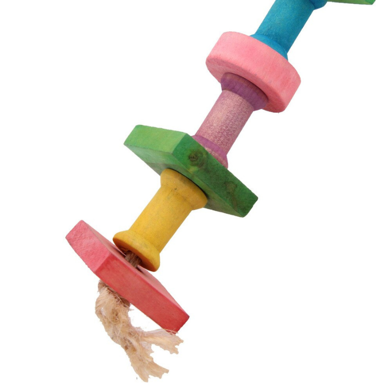 Bird Block Knot Chewing Toy