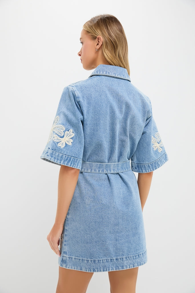 Light Wash Charlene Denim Mini Dress
