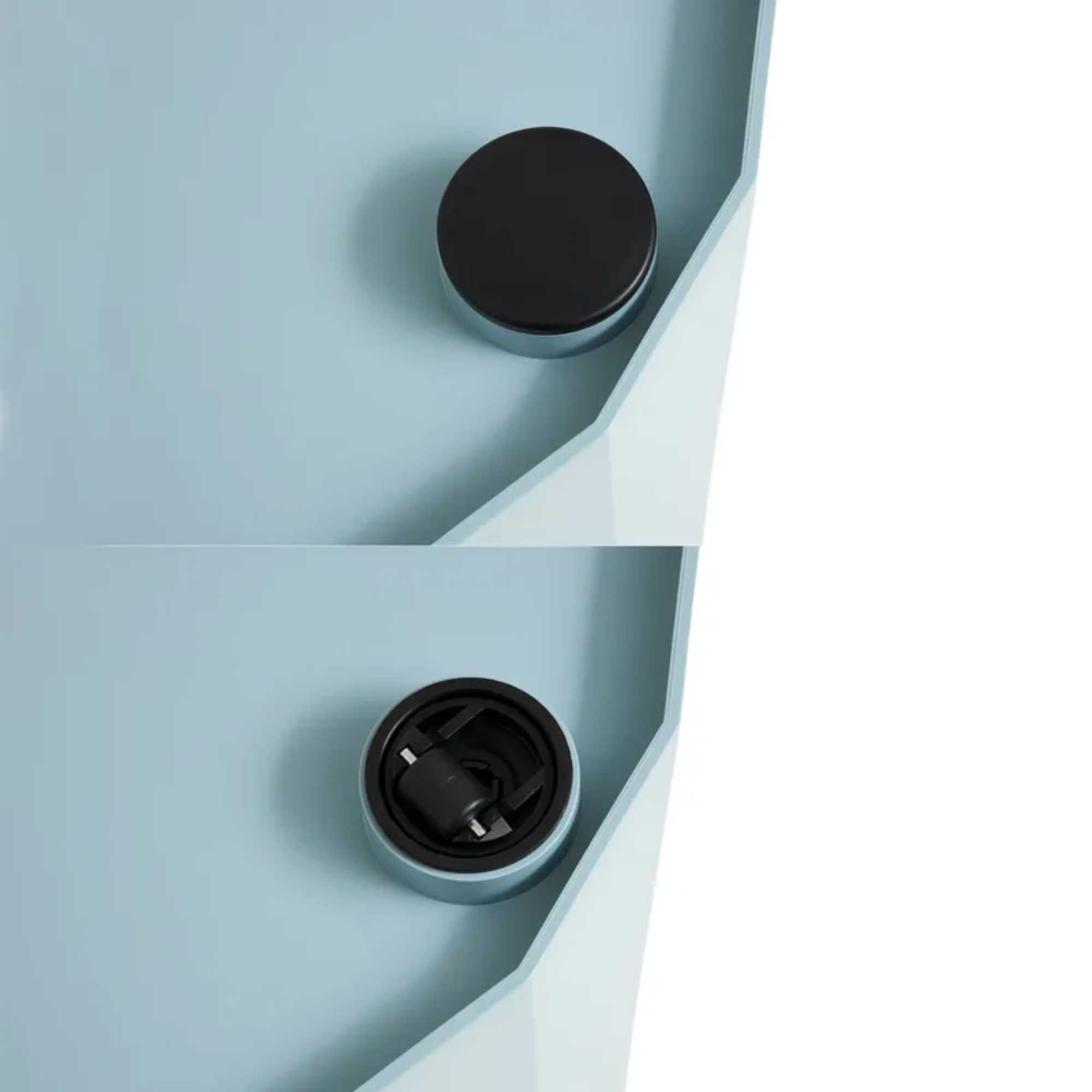 HAY Facet Cabinet High. Misty Blue