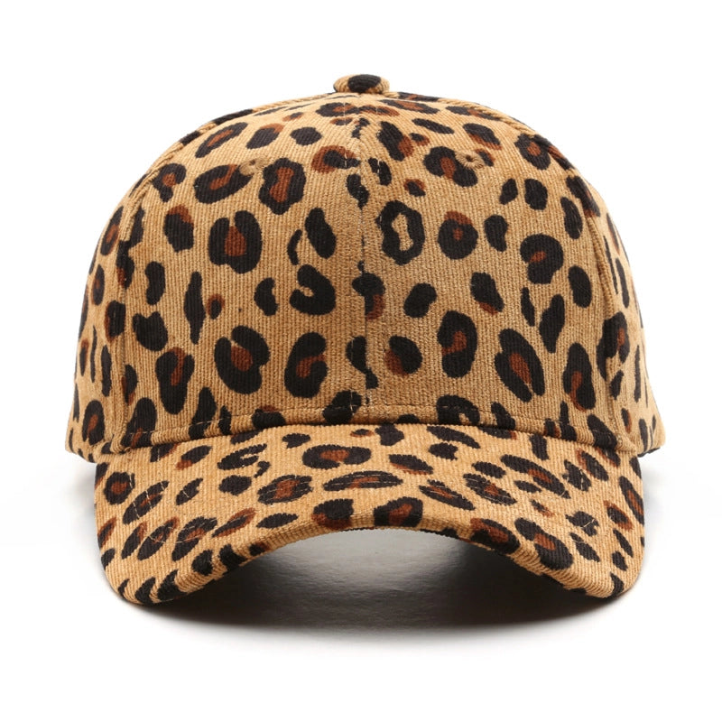 Unisex Vintage Style Classic Style Leopard Curved Eaves Baseball Cap