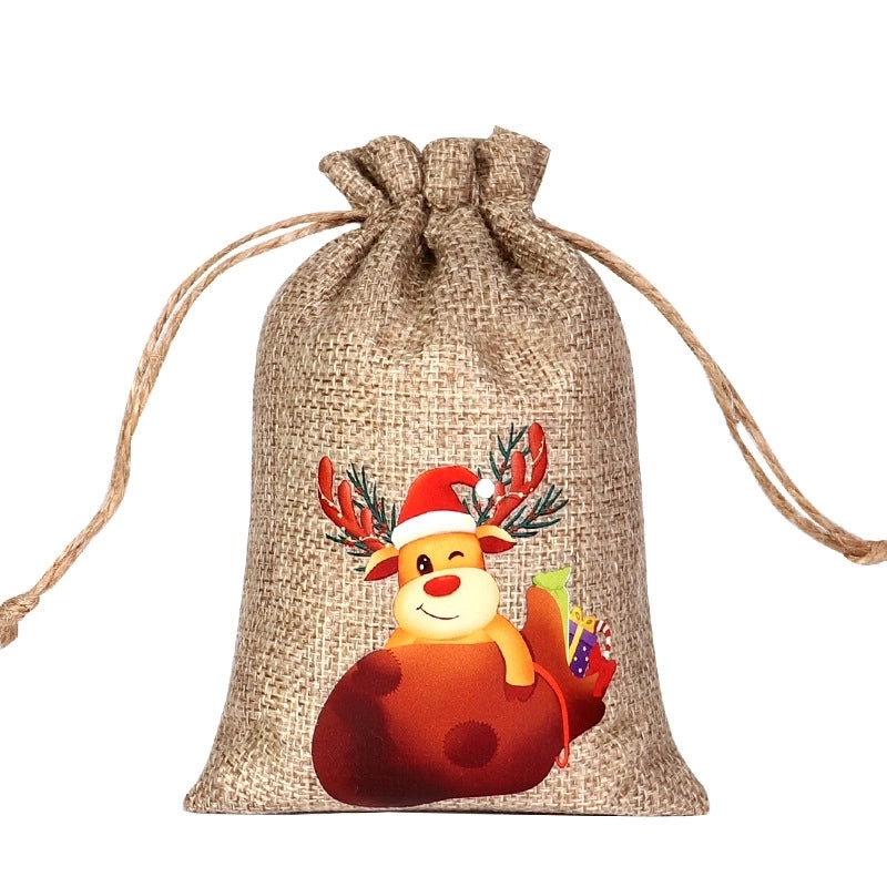 Christmas Linen Christmas House Christmas Tree Santa Claus Cute