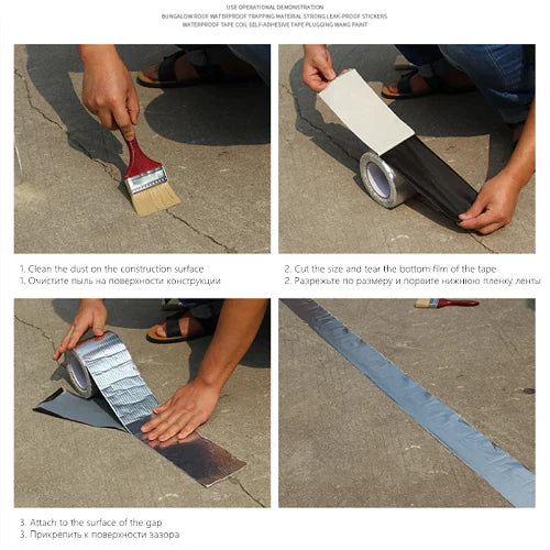 Aluminum Foil Thicken Butyl Waterproof Tape