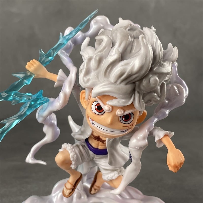 🔥2023-8.6-Luffy Gear 5 Action Figure Nika Statu