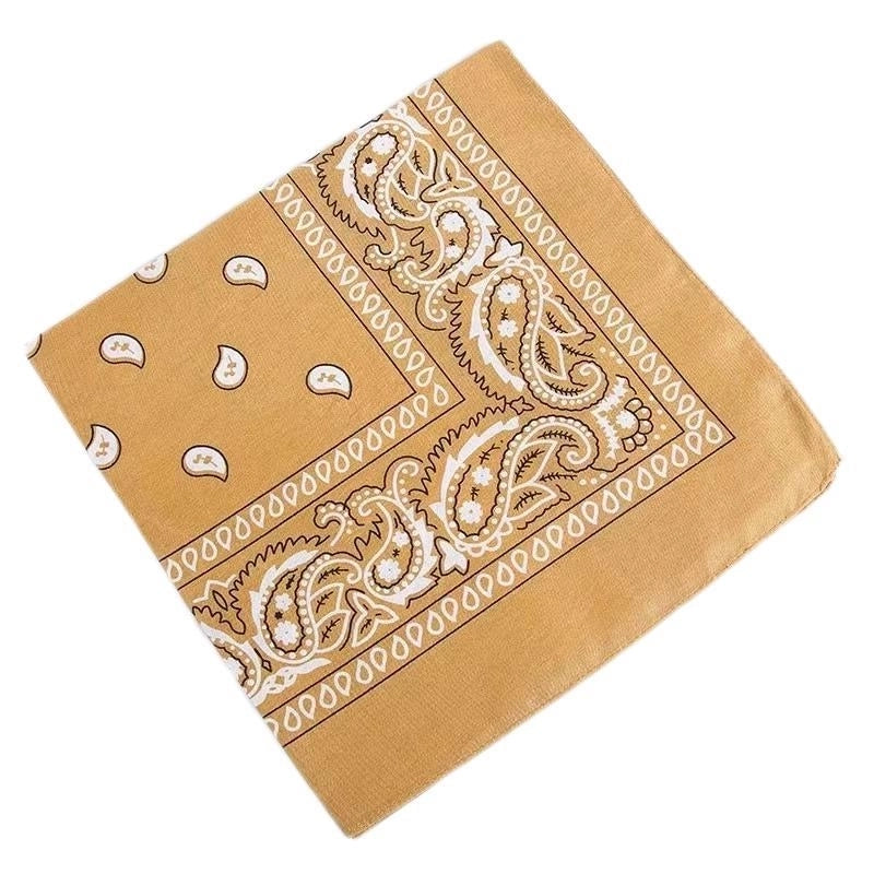 Supply Spot Batch Of Polyester 21g Cashew Flower Scarf Paisley Hip-hop Hip-hop Outdoor Polyester