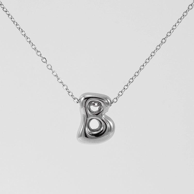 Basic Classic Style Letter 304 Stainless Steel 18K Gold Plated Plating Pendant Necklace