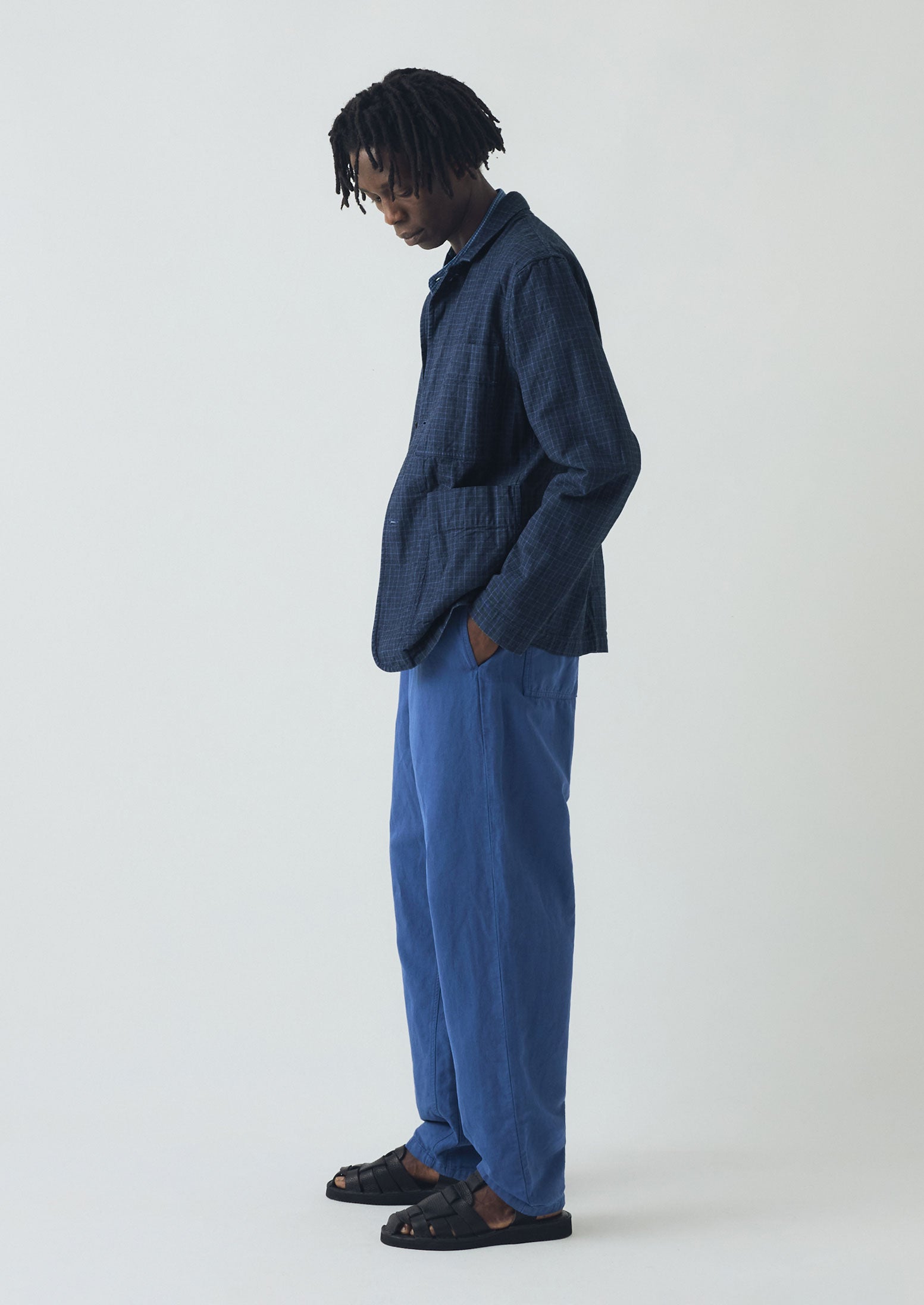 Unstructured Overdyed Chore Jacket | Delft