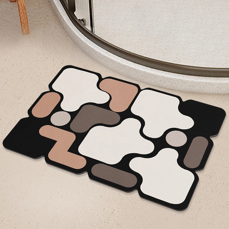 Cute Geometric Diatom Ooze Carpet Bathing